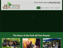 Tablet Screenshot of harrisonparkinn.com